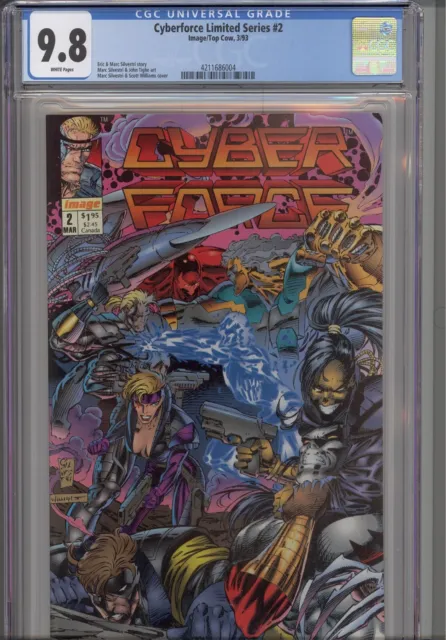 Cyberforce Limited Series #2 CGC 9.4 1992 Image/Top Cow