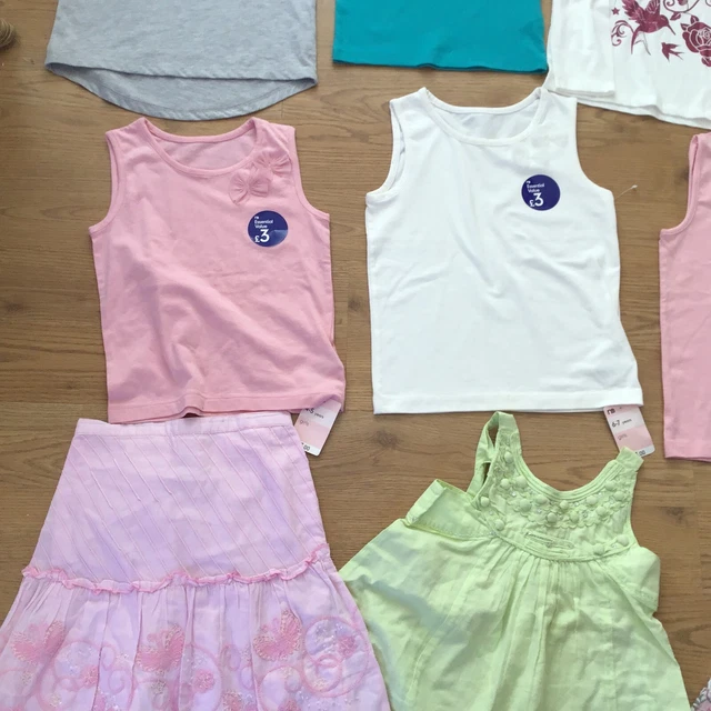 Girls clothing bundle 4/5 and 6/7 and 8 years next mixed makes new and used 6