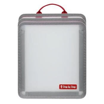Step by Step Faltbare Heftbox, Transparent