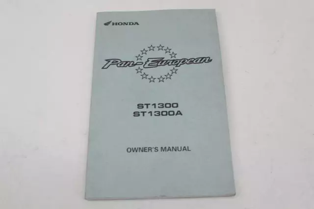 Manuale Uso Manutenzione Inglese Honda Pan European 1300 1300 Abs Lingua: Eng