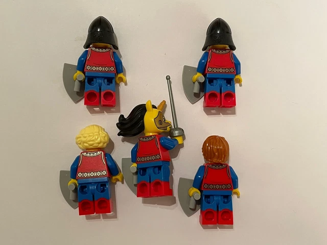 LEGO CASTLE 2024 Minifigure Bundle x 5 Lion Knight Soldier Unicorn