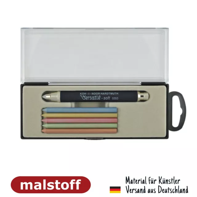 Koh-I-Noor Druckbleistift mit 5 Minen und Halter bei Malstoff