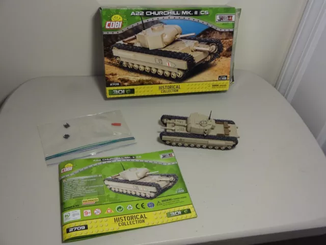 COBI 2709 A22 Churchill MK. II (CS) - WWII WW2 Tank 1:48 - 100% complete MIB