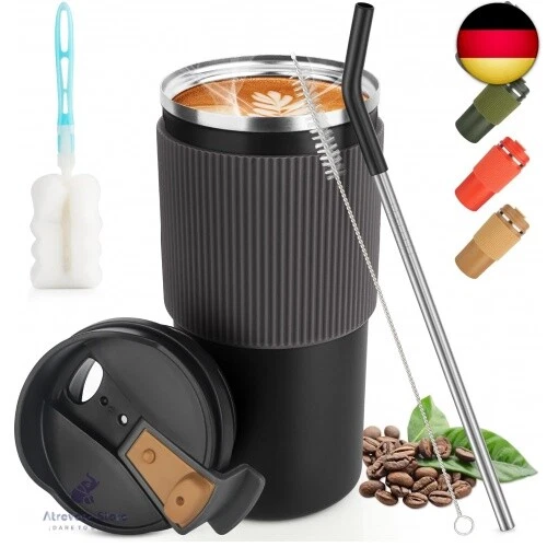 CS COSDDI Thermobecher- Isolierbecher, Kaffeebecher to Go 450ml/15oz