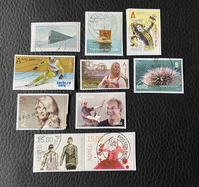 Prophila Collection Norvège 800 Divers Timbres (Timbres pour Les collectionneurs