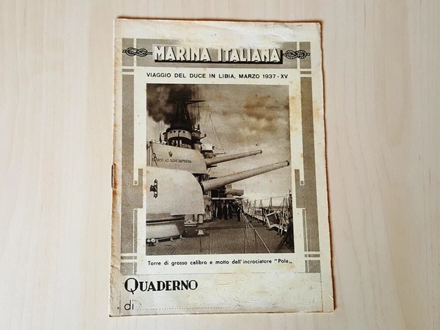 Quaderno periodo fascista - Viaggio del Duce in Libia, 10 marzo 1937  - L@@K