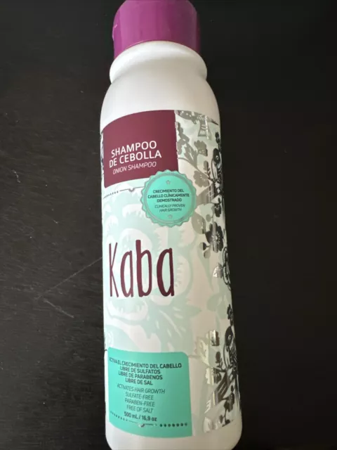Kaba Shampoo De Cebolla 500ml/16.9floz New -Sealed