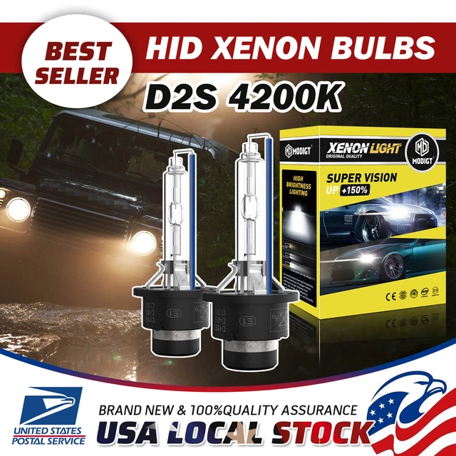 Set of 2 4200K D2S HID Xenon Bulbs OEM Headlight For Nissan Altima 2005-2008