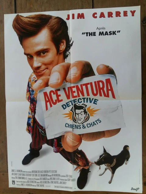 AFFICHE ACE VENTURA DETECTIVE Tom SHADYAC Jim CARREY 60x80cm EUR 10,00 ...