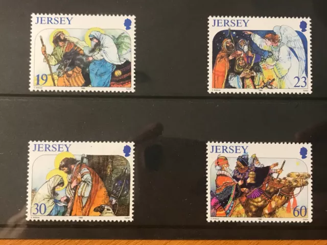 Jersey - 1996 Christmas Complete Set Nhm Sg 764 - 767