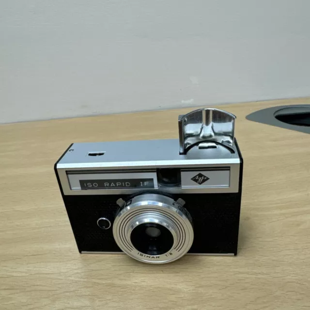 Vintage Agfa ISO-RAPID IF film camera, 1965, Isinar f8 lens, Not film tested