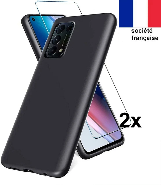 Coque Silicone TPU Rose Pour Oppo Find X3 Lite Little Boutik
