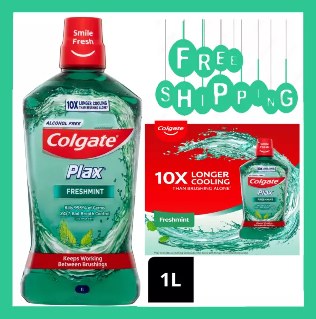 Colgate Plax Antibacterial Mouthwash 1L