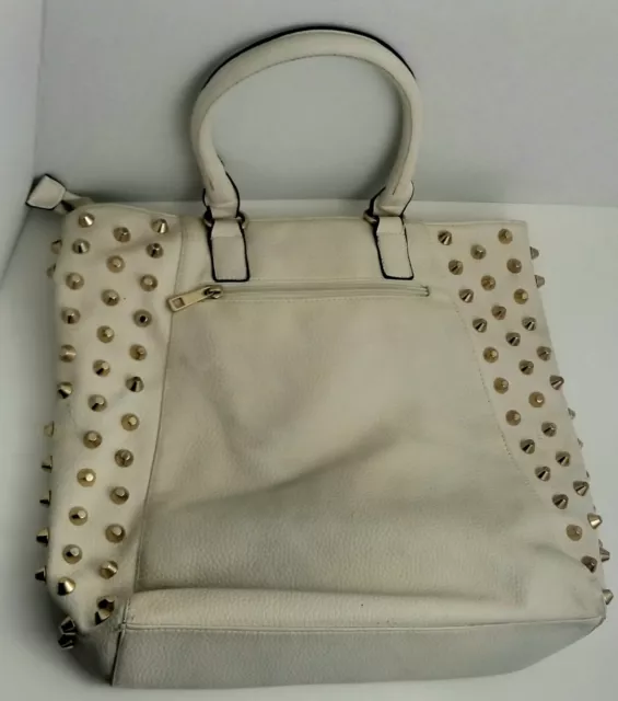 Call It Spring Womens Shoulder Handbag Tote Trendy Studs Rare 3