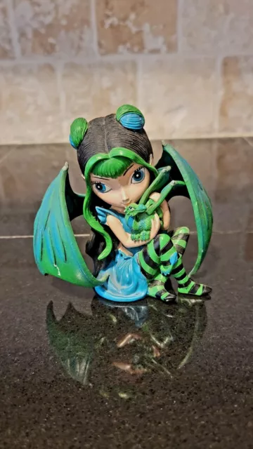 Fairy Dragonling AQUA Companions Jasmine Becket Griffith Figurine Fairy Dragonling AQUA Companions Jasmine Becket Griffith Figurine