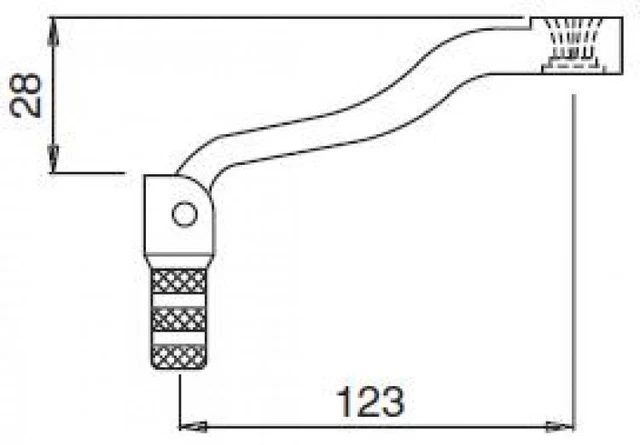 7716 Leva cambio IN LEGA DI ALLUMINIO KTM LC4 625/640 SXC 625 SMC 600/625/990 da