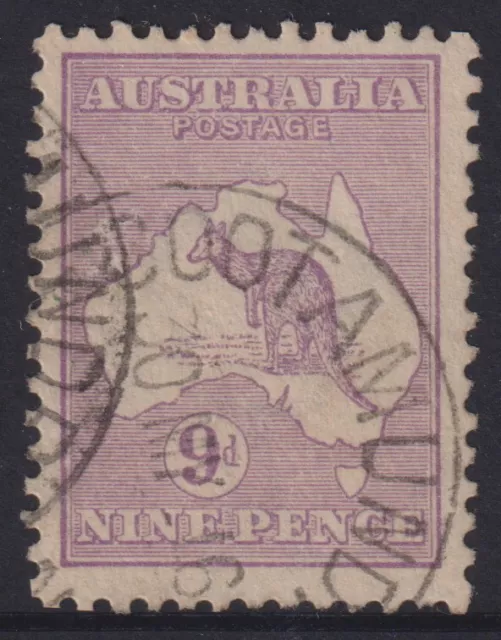 AUSTRALIA Roos - 1915 2nd Wmk 9d VIOLET  SG 27 FU Cv £48 [E3334]