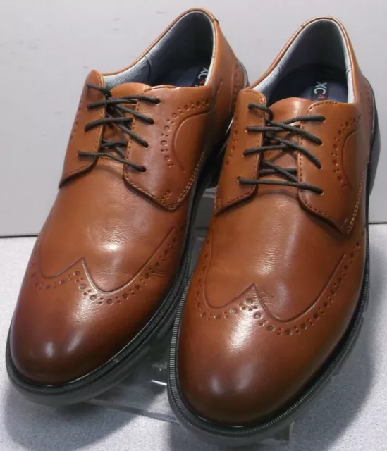 204992 MS50 JOHNSTON Murphy Xc4 Tanner Wingtip Men s Shoe 9.5 Cognac Leather 62.95 PicClick