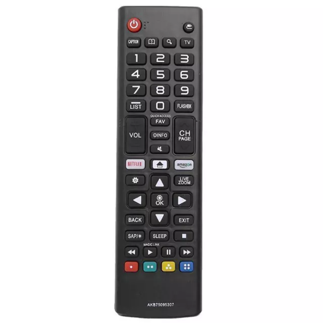 Replacement Remote Control for LG AKB75095307 Smart LED LCD TV Hu