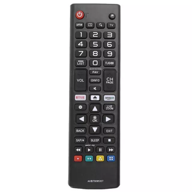 Télécommande de remplacement pour LG AKB75095307 Smart LED LCD TV