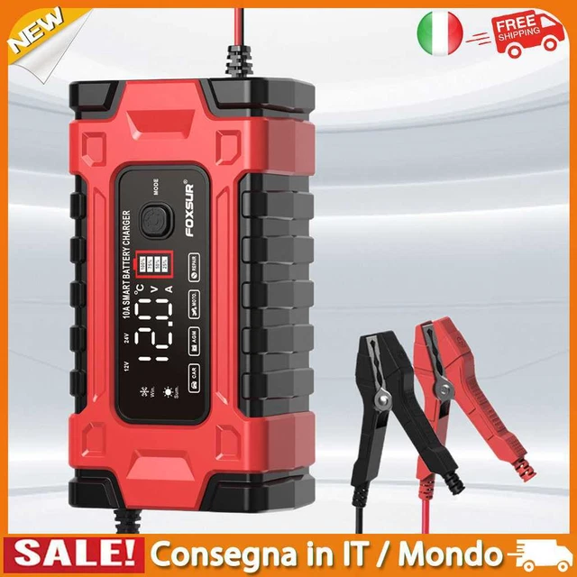 IT 12V 10A 24V 5A Caricabatterie per riparazione a impulsi Caricabatterie per au