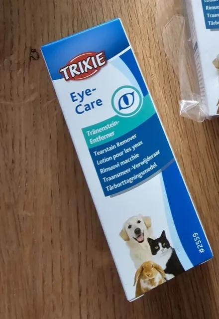 Eye-Care Tränenstein Entferner 50 ml Hunde Katze Kaninchen Pflege Auge (79,80€/L