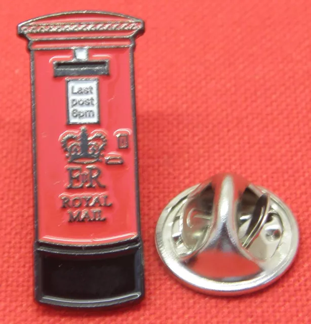 Red Letter Post Box Pin Badge GPO Royal Mail London UK Souvenir Brooch 3