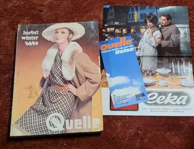 Quelle Herbst / Winter 1968 / 1969 Versandhauskatalog Katalog Mit Beilage