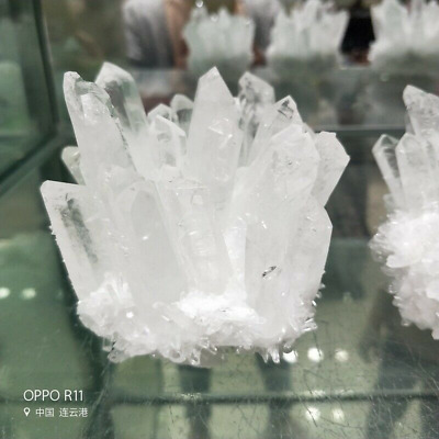 Natural White Quartz Crystal Cluster Clear Crystal Raw Stone Reiki Healing