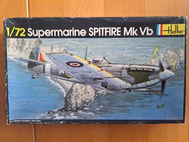 HELLER 56282 maquette starter kit avion Spitfire MK XVI E échelle 1/72