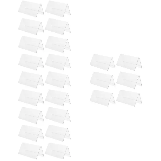 24 piezas pizarra de conferencia acrílica banderas vacías soporte de matrícula