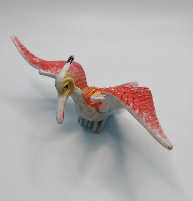 VINTAGE DINOSAUR PTERANODON Pterodactyl Plastic Toy Figure 1980s Hong ...
