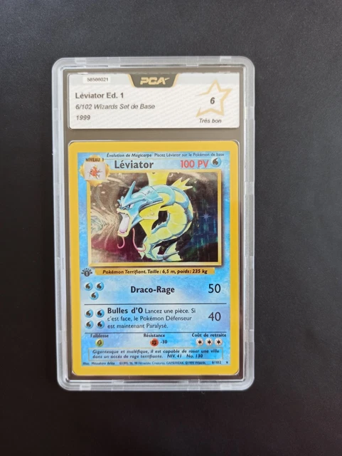 Pokemon Leviator 6/102 Holo Edition 1 Card - Base Set - FR - PCA 6