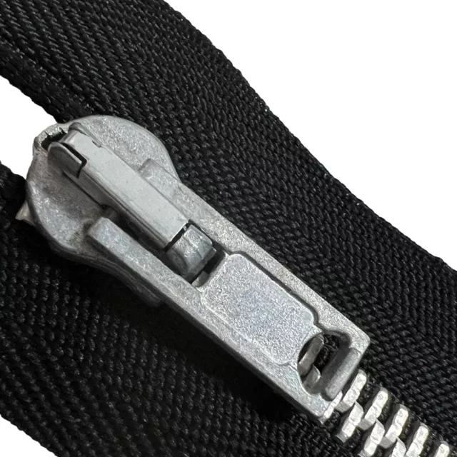 Black Metal OPEN End Zips no 5s Craft Sewing