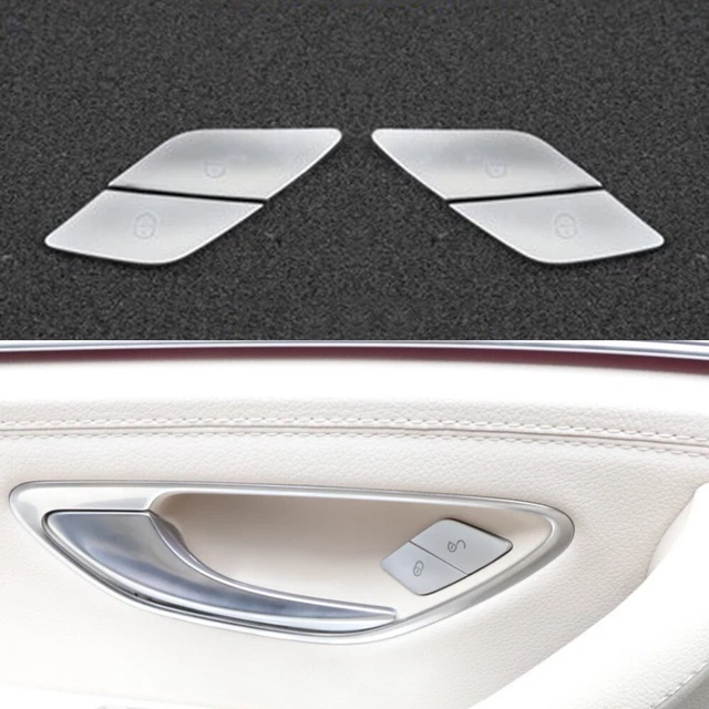 For-Mercedes-Benz C/E Glc Classe W205/W213 Serrure Déverrouillage Housse 4 Pcs