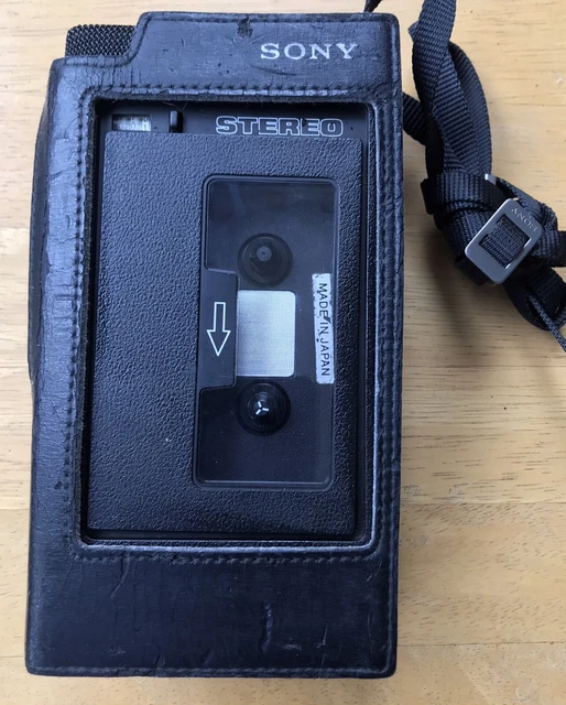 Walkman Sony TCS-300 K7 + Étui Vintage – Pour Pièces / Ne Fonctionne Pas