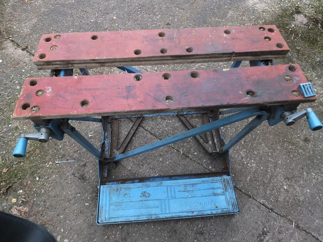 ORIGINAL 1960S/70S BLACK & Decker Workmate dual height, steel+wood. £45 ...
