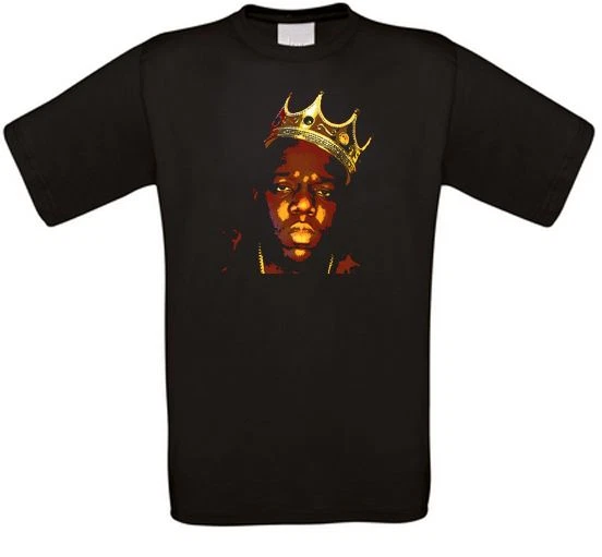 Notorious BIG Rap Hip Hop Eastcoast New York Bad Boy T-shirt NUOVA