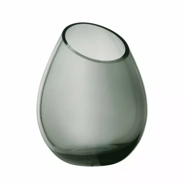Blomus DROP Vase, Dekovase, Blumenvase, Glasvase, Glas, smoke, 24 cm, 65965