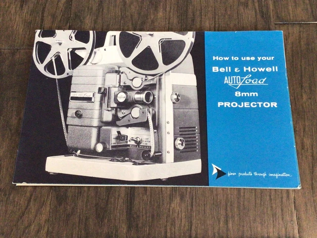Vintage Bell & Howell Auto Load 8mm Projector Instruction Manual