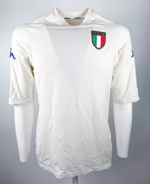 Kappa Italien Fussball Trikot Shirt WM 2002 weiss Gr. L