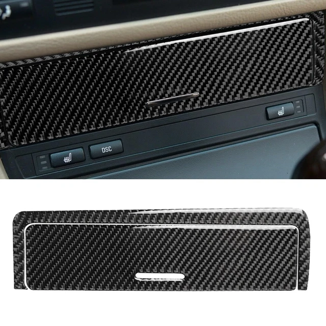 Couverture centrale Fibre de carbone Garniture Pour BMW Série 3 E46 1998-2005