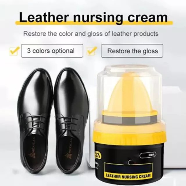 50ML Leather Care Cream Leather Skin Shoe Boot Refurbish Repair Coating Nursing