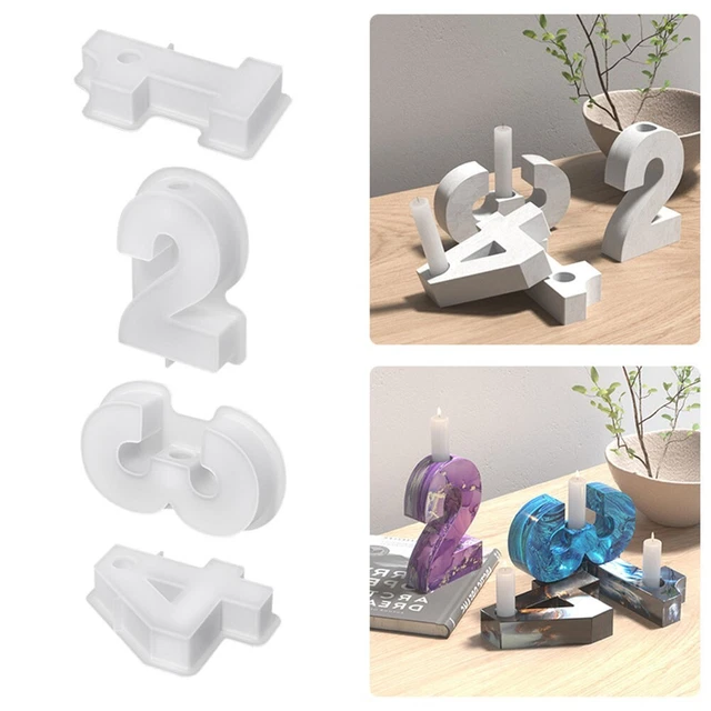 Portacandele numero versatile forma resina intonaco migliora la tua abitazione