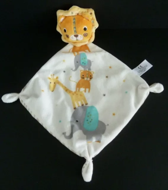 1. DOUDOU PLAT SIMBA TOYS LION BLANC ORANGE GRIS éléphant girafe dos zébré NEUF*