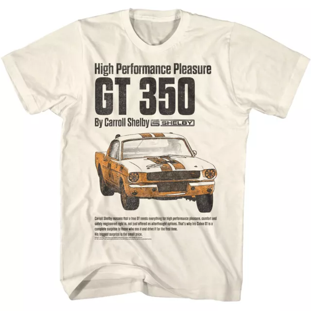 High Performance Pleasure GT 350 Mustang By Carroll Shelby Men's T Shirt