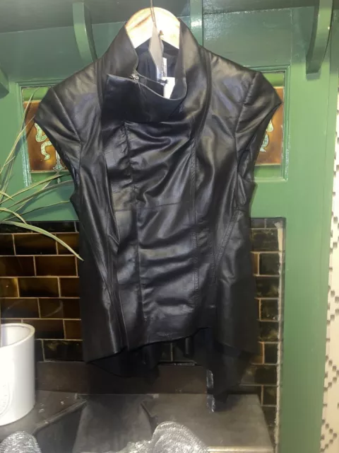 Rick Owens Naska leather jacket size 8