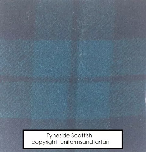 British Army, Tyneside Scottish Regiment, tartan patch badge backing for cap