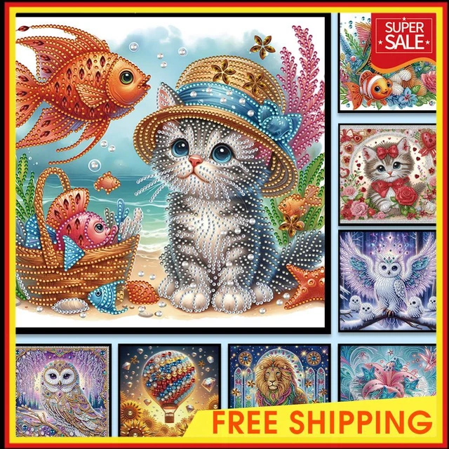 5D Diamantmalerei Set Engelskind - Teilweise Spezialformen | 30x30 Cm Leinwand | DIY Diamantbild Zum Selbermachen | Mit Strasssteinen