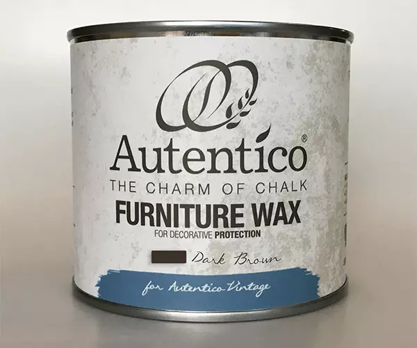 Autentico Furniture Wax Clear White Dark Brown Light Brown Black Wax Coloured